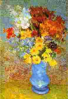 Vincent Van Gogh Vase of Daisies, Marguerites and Anemones